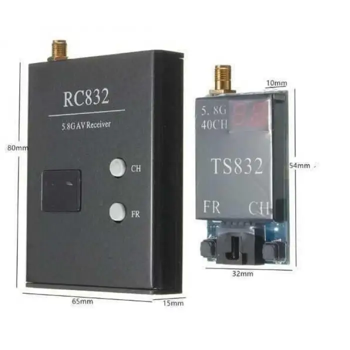 TS832 Verici ve RC832 Alıcı Seti 48CH 5.8G 600mW