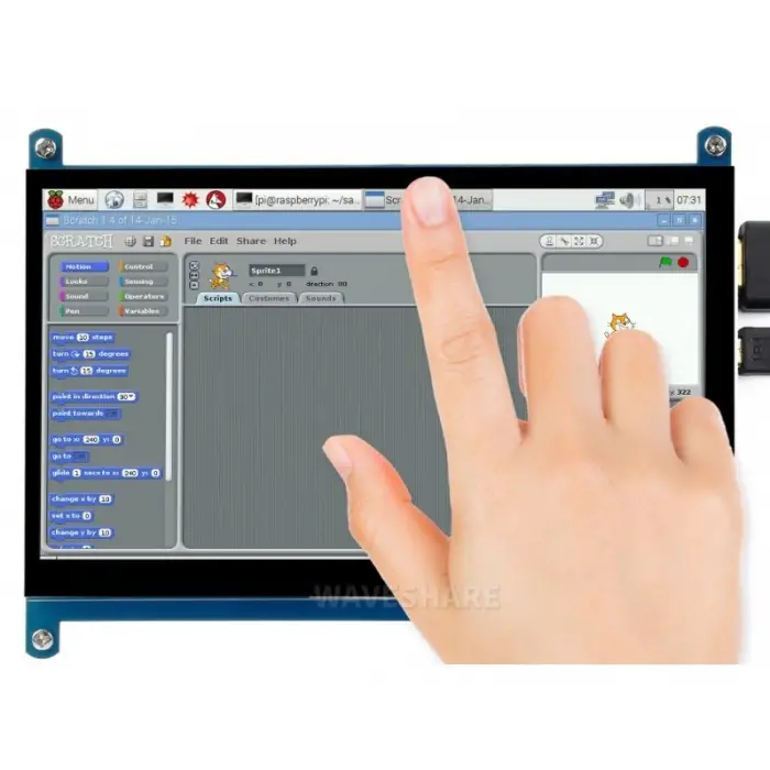 Waveshare ESP32-S3 7 İnç Dokunmatik LCD Ekran