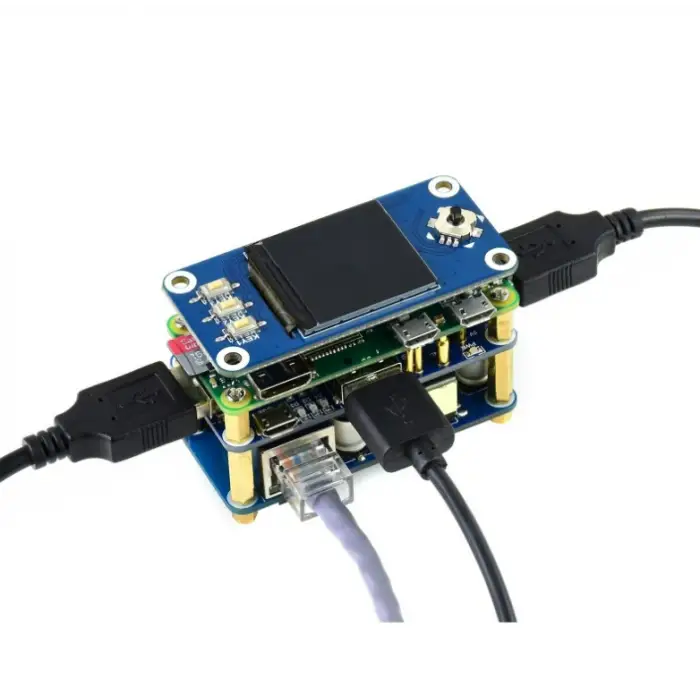 Waveshare Pi Zero Uyumlu PoE Ethernet/USB Hub HAT