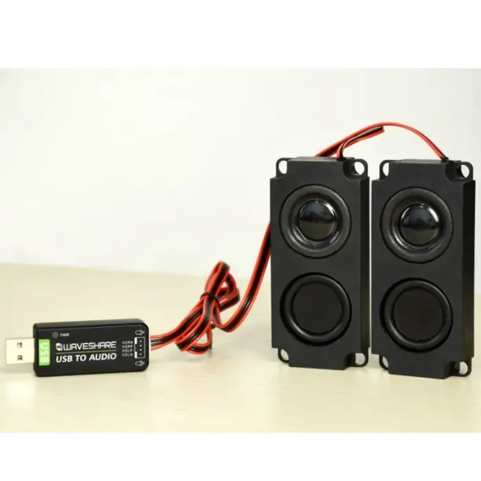 Waveshare USB Ses Kartı - Raspberry ve Jetson Uyumlu USB to Audio