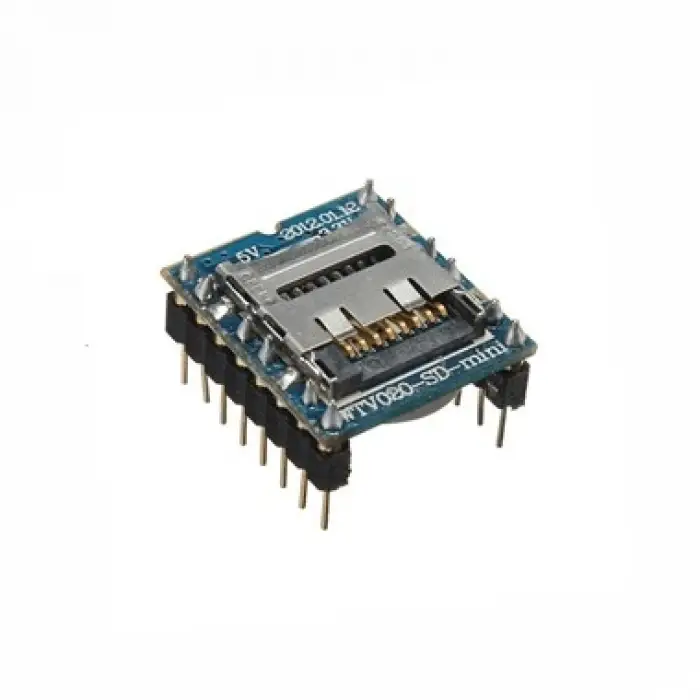 WTV020 Mini SD Kartlı Ses ve Mp3 Modülü - WTV020-SD-Mini