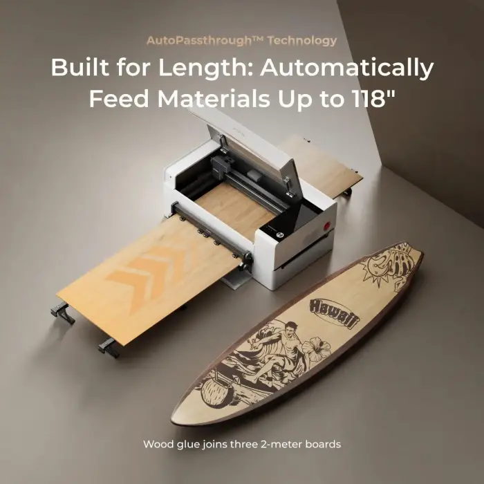 xTool P2S 55W LAZER MAKİNASI (BEYAZ)