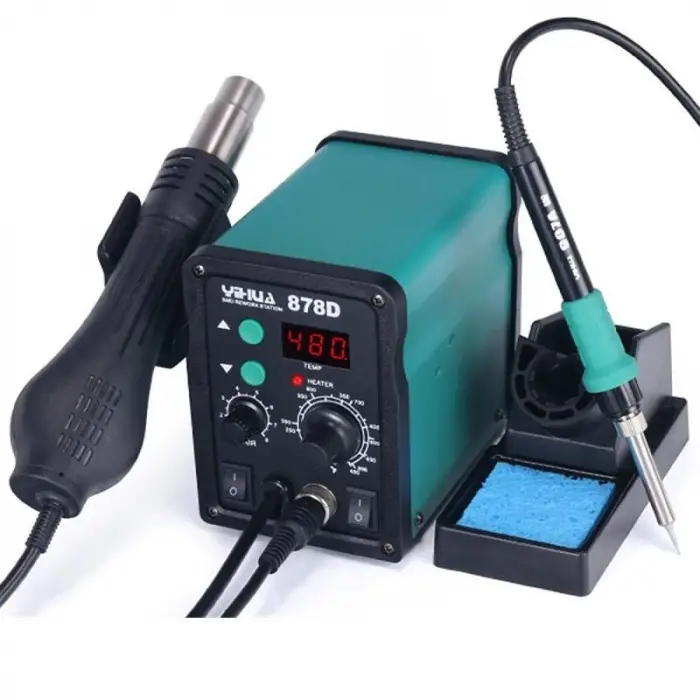 Yihua 878D Sıcak Hava Üflemeli Dijital Havya İstasyonu