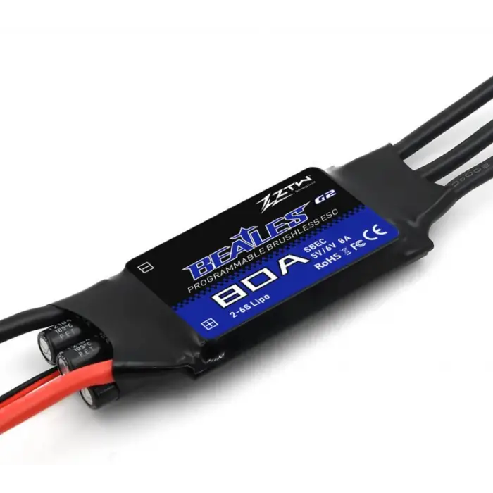 ZTW Beatles G2 80A ESC 32-Bit 2-6S (SBEC 5-6V 8A)