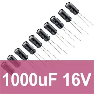 1000uF 16V Elektrolitik Kondansatör