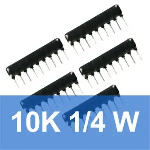 10K Sıra Direnç 8+1 (5 Adet)