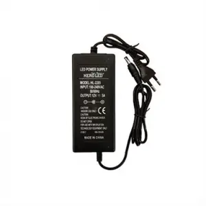 12V 5A Plastik Kasa Masaüstü Adaptör İki Ucu Kablolu