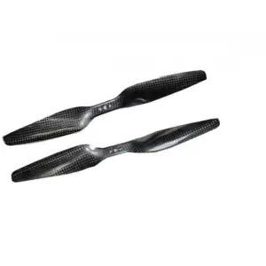 1555 Karbon Fiber Drone Pervane Seti CW CCW Siyah