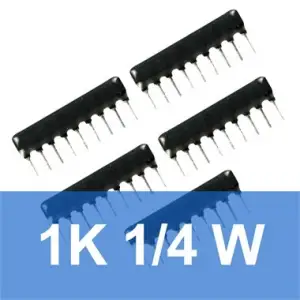 1K Sıra Direnç 8+1 (5 Adet)