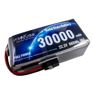 22,2V 6S 30000mAh 15C Solid State Lipo Batarya