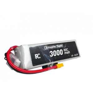 22.2V Li-po Pil - 3000mah 80C 6s Lityum Polymer Batarya