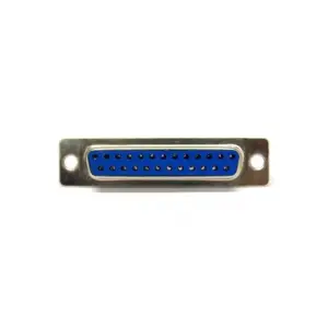 25 Pin Dişi D-Sub Konnektör Lehim Tip