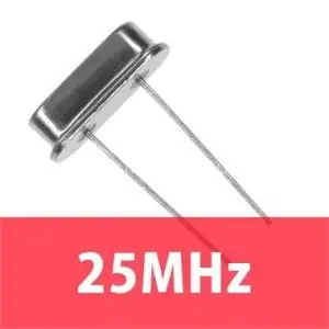 25MHz Kristal Osilatör (HC-49S)
