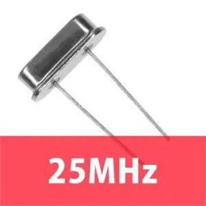 25MHz Kristal Osilatör (HC-49S)