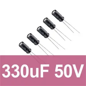 330uF 50V Elektrolitik Kondansatör