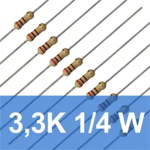 3.3K 1/4W Direnç