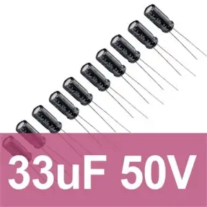 33uF 50V Elektrolitik Kondansatör