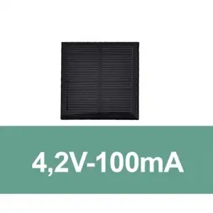 4,2V-100mA Güneş Paneli (Solar Panel) 60x60 mm