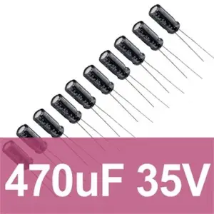 470uF 35V Elektrolitik Kondansatör