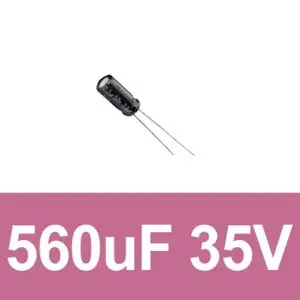 560uF 35V Elektrolitik Kondansatör