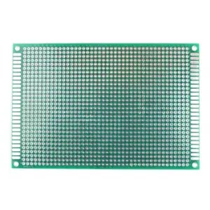 8x12cm Çift Yüzlü Delikli Pertinaks Levha PCB