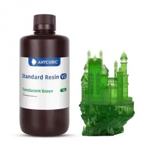 Anycubic Standard Resin V2 Green (Şeffaf Yeşil)