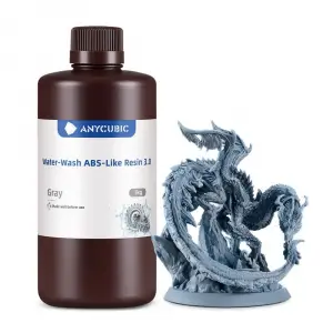 Anycubic Water Wash ABS Like Resin 3.0 HD Gri (HD Grey)