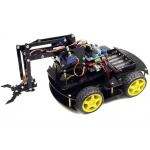 Arduino Robot Kollu 4WD Mobil Araba Kiti (demonte)