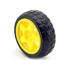 Arduino Tekerlek 65mm (Plastik, TT Motor Uyumlu)