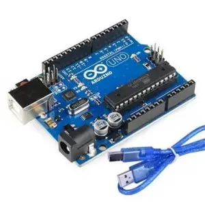 Arduino UNO R3 Klon (orijinal - Atmega328P DIP Chipset)  - USB Kablo Hediyeli