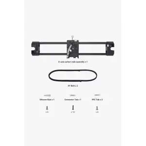 Bambu Lab X Axis Carbon Rods Assembly P1P-PFS-X1C-X1-X1E
