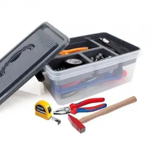 Bölmeli Plastik Çok Amaçlı Düzenleyici Muhafaza Kutusu Organizer