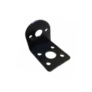 DC Motor Tutucu (L Tipi) Alüminyum Sabitleme Aparatı (Siyah) 30x27.5x30mm