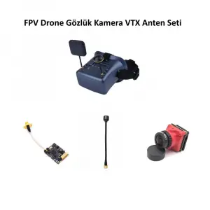 FPV Drone Gözlük Kamera VTX Anten Seti