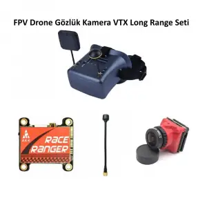 FPV Drone Gözlük Kamera VTX Long Range Seti