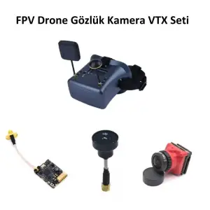 FPV Drone Gözlük Kamera VTX Seti