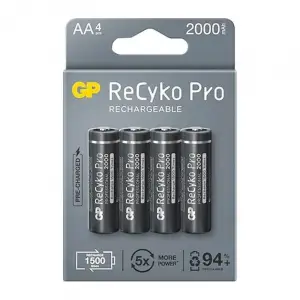 GP ReCyko Pro GP210AAHCB-2EB4 2000 mAh Şarjlı AA Kalem Pil 4lü Paket