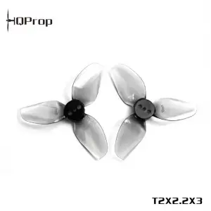 HQProp T2x2.2x3 Gri 2CW + CCW 3 Bıçaklı Drone Pervanesi