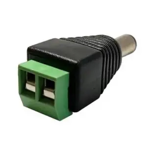 Klemens Girişli Erkek DC Barrel Soket Jack