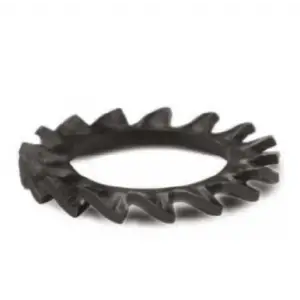 M4 Tırtıllı Pul DIN6798 Demir Siyah