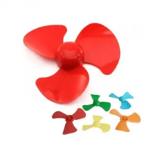 Mini DC Motora Uygun Plastik Pervane - Stem