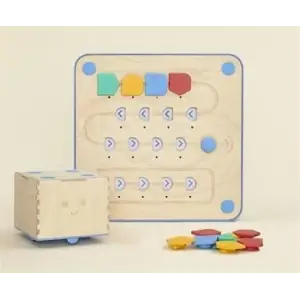 Primo Cubetto Çocuklar İçin Okul Öncesi Ahşap Robotik Kodlama Seti