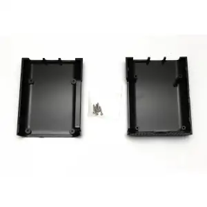 Raspberry Pi 4 Oval Siyah Muhafaza Kutusu