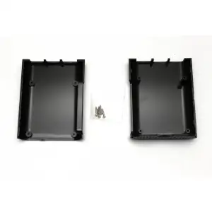 Raspberry Pi 4 Oval Siyah Muhafaza Kutusu