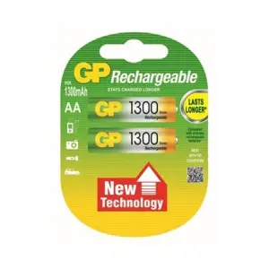 Şarj Edilebilir 1300mAh AA Kalem Pil (2 Adet)