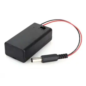 SBH-9V Pil Yuvası Kapaklı 2.1mm Jak Girişli