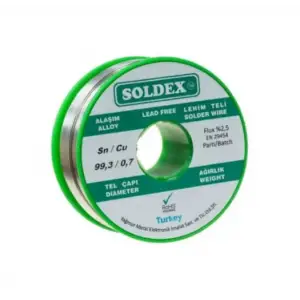Soldex Kurşunsuz Lehim Teli 0.50mm 200gr