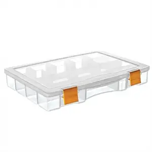 Super Bag - 9 Power Şeffaf Organizer Kutu 12 Bölmeli