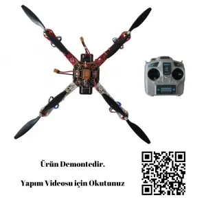 Süper Multikopter Seti - Kendin Yap Drone Kiti (Multicopter) (Videolu)