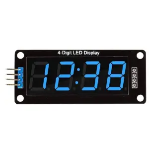 TM1637 4 Digit LED Display Modülü - Mavi